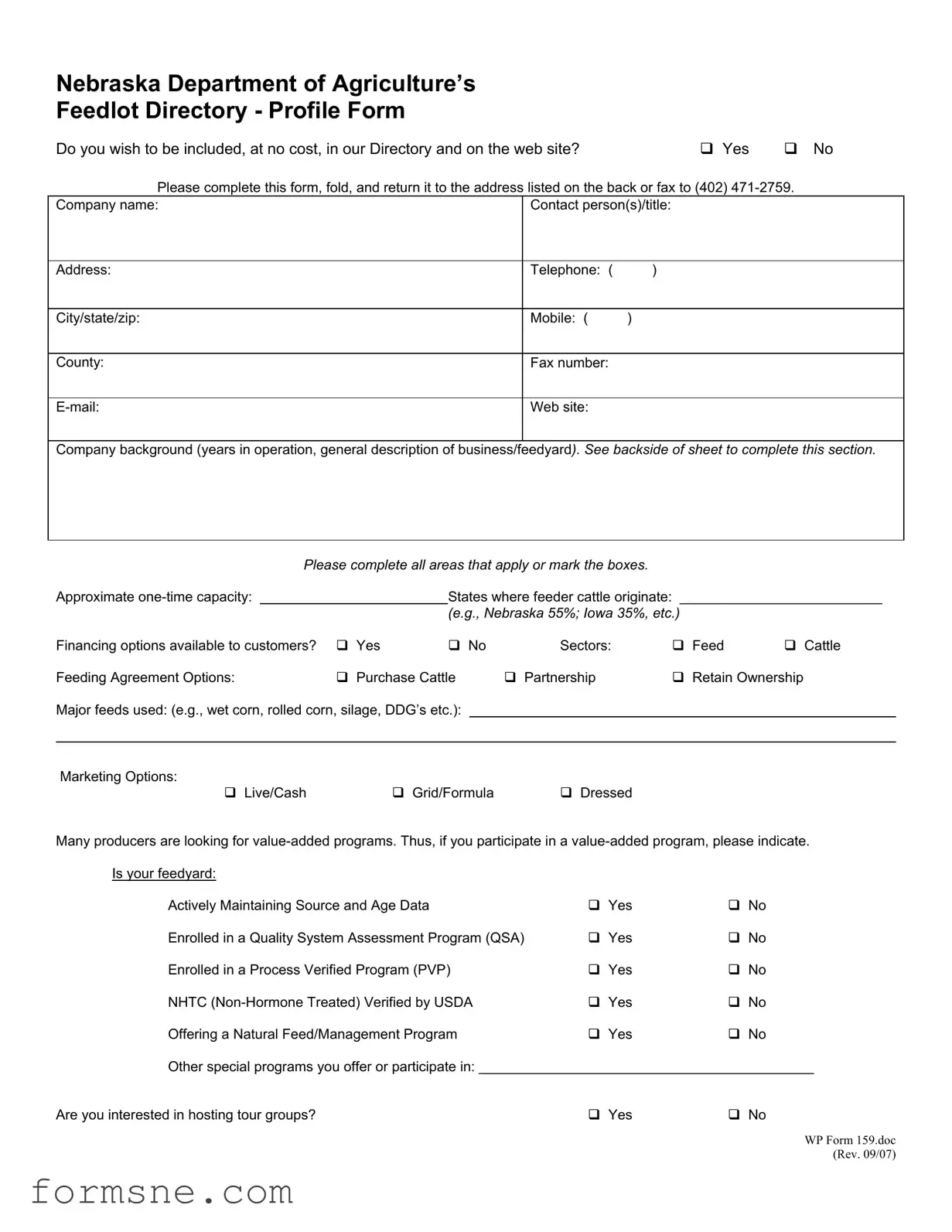 Free Wp 159 Template in PDF